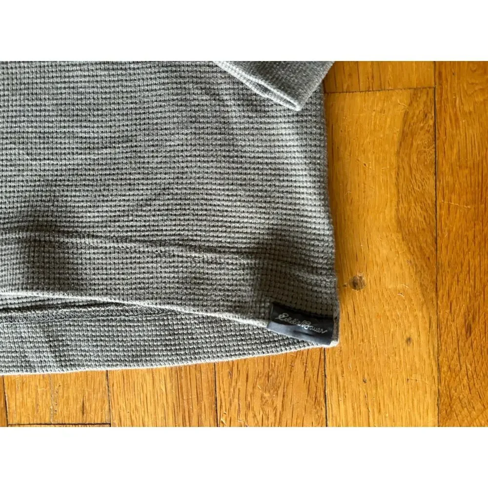 Eddie Bauer, Thermal Henley Waffle Knit - Large - Light Brown, Dexter Kill Shirt